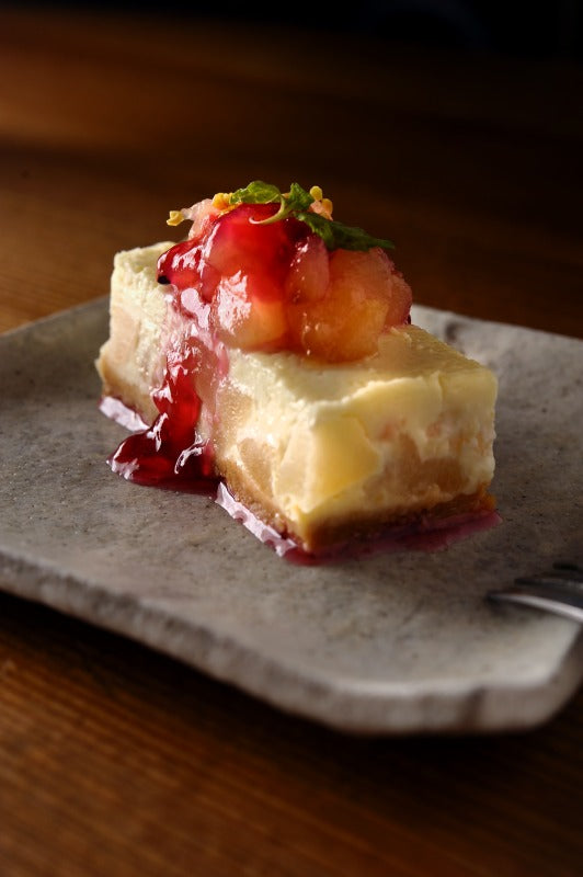 梨のチーズケーキ