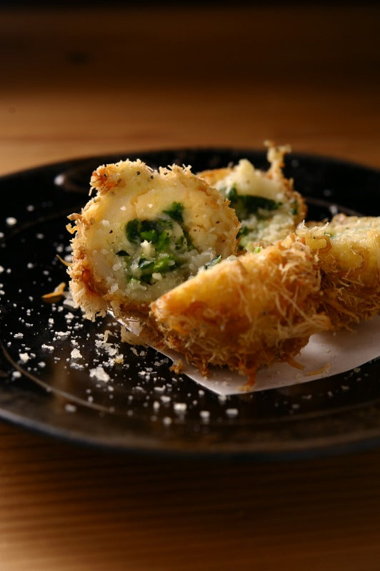 新じゃがのしらす包み揚げ