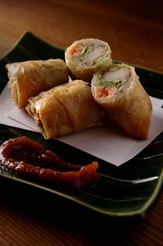 サーモンのパイ包み揚げ