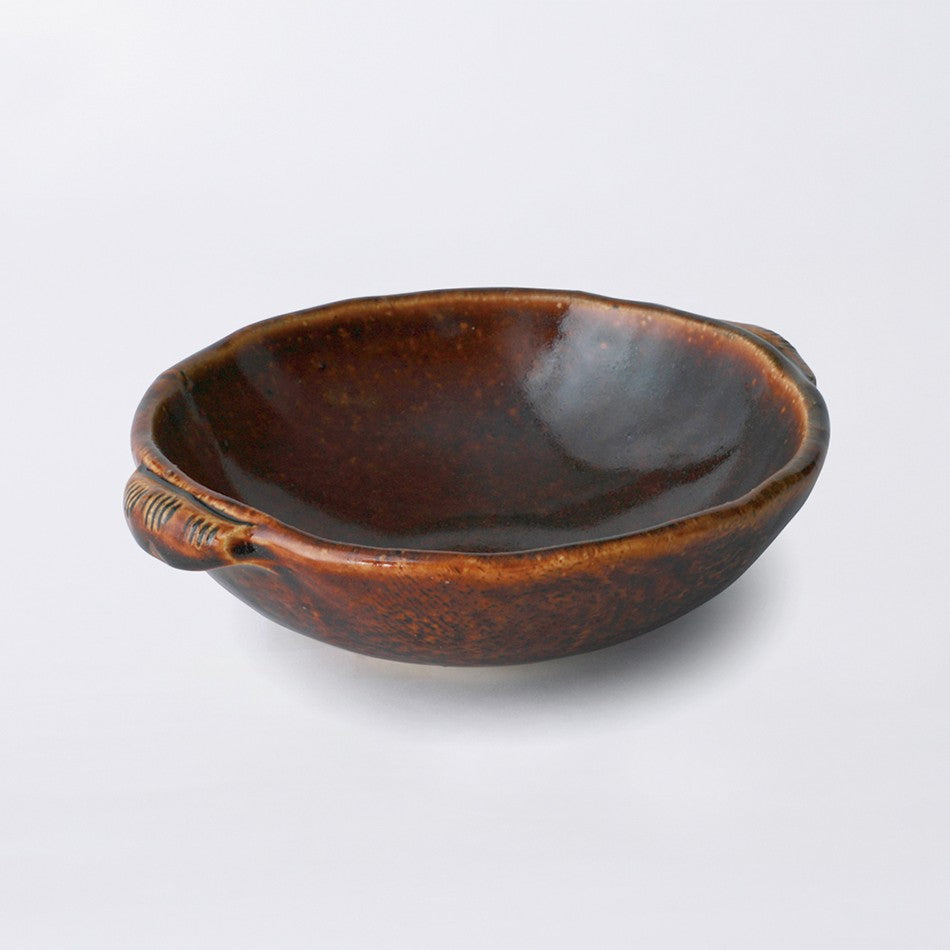 飴釉 耳付きグラタン皿 – TOU