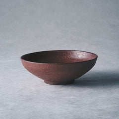 鉄赤　小鉢14cm