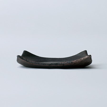 黒銀灰 正角皿 – TOU