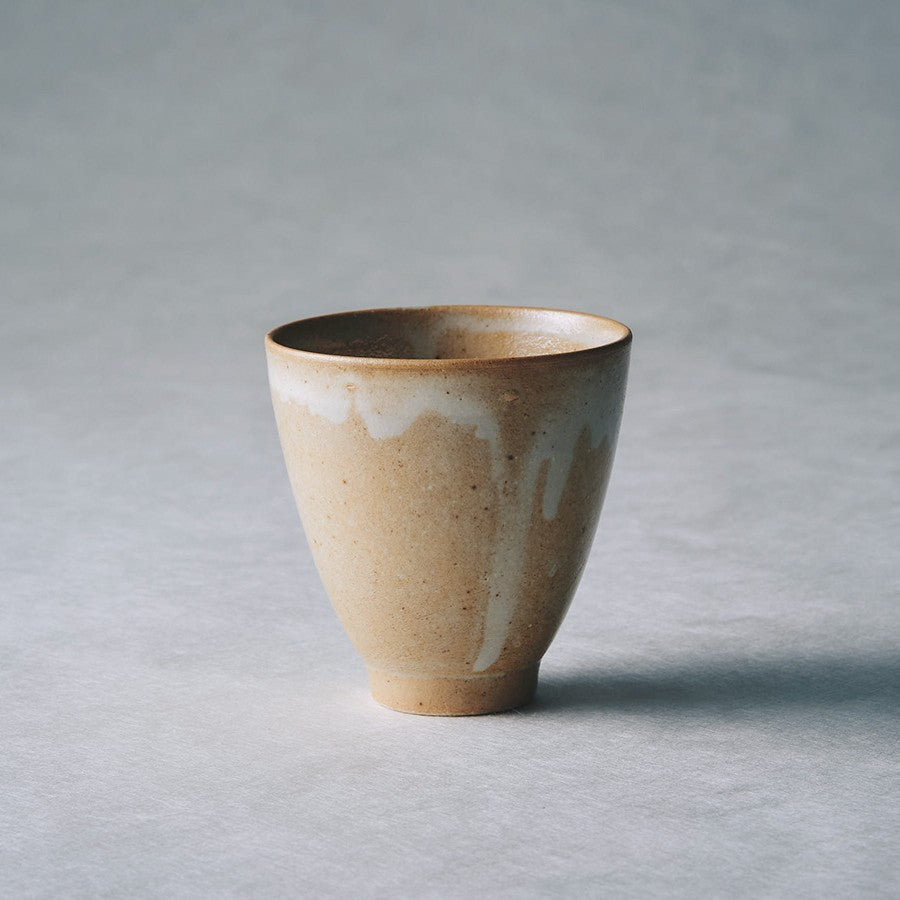 ちゃー様新品　陶器　陶芸作家　オフホワイトの耳付きサラダBOWL6個 75 ヘ28 ホワイト 耳付きスープボウル 大a - 益子焼の小さな窯元