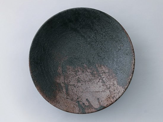 黒銀灰 高台皿 – TOU