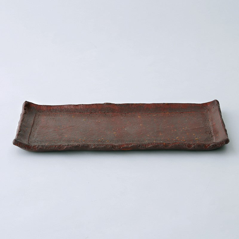 鉄赤 長角皿（長） – TOU